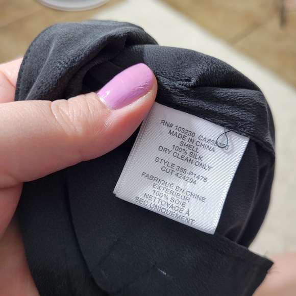 Joie Vintage Caviar Silk Wide Leg tie waist pants size 6 - Picture 8 of 13